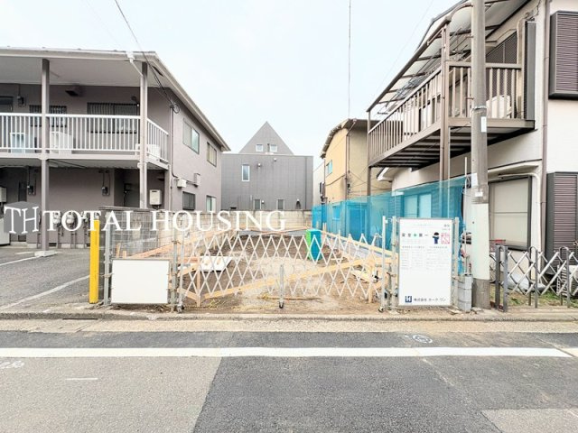 【前面道路含む現地写真】 | 立川市高松町2丁目　新築戸建　全1棟