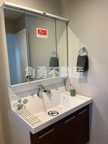 秦野市第3戸川　新築一戸建て　1号棟の内観：施工例|洗面化粧台