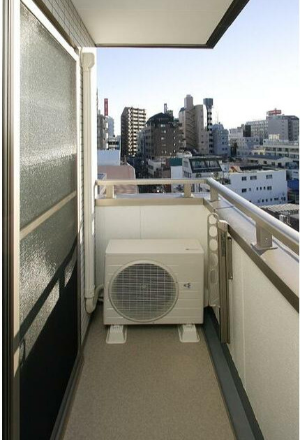 中野区中央３丁目の賃貸マンションのバルコニー