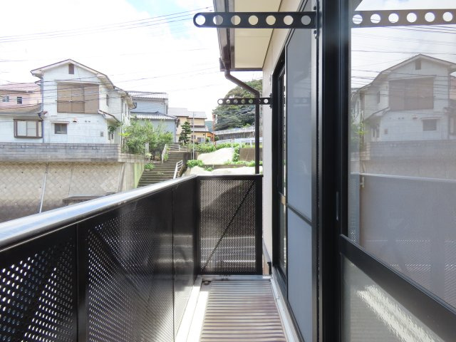 コスモスハイツ Aのバルコニー