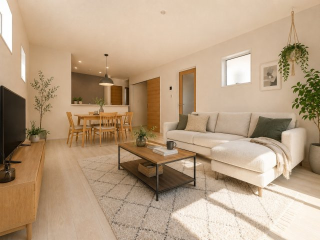 半田市板山町2丁目の居間・リビング|家具等はイメージです