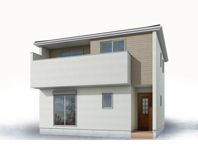 半田市向山町3丁目　2号棟の外観パース|【完成予想図】