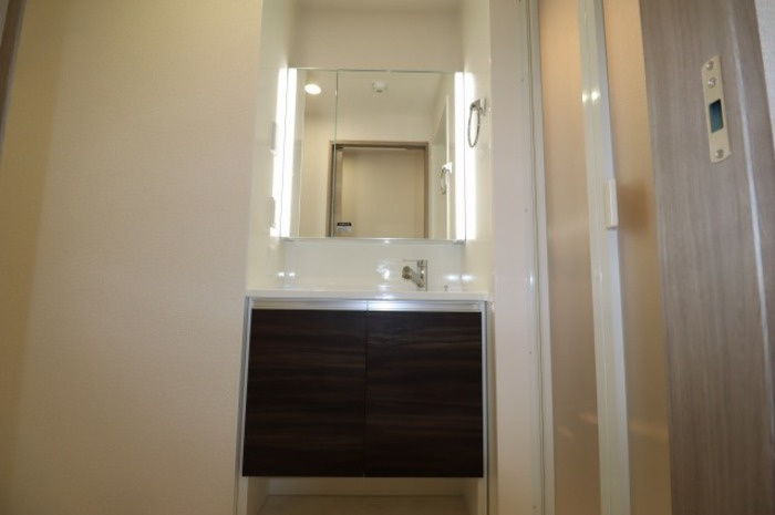 セレスティア大島の洗面所