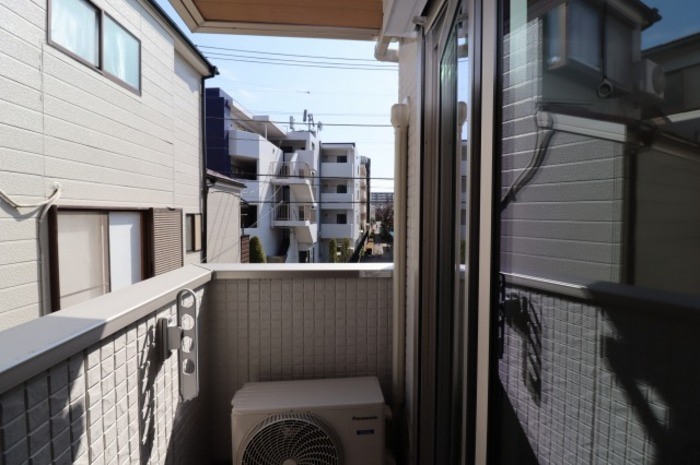 セレスティア大島のバルコニー