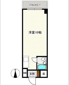 【間取り】 | ヴェル八丁堀