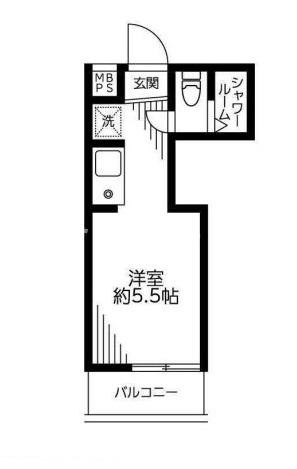 【間取り】 | 西新宿第２ローヤルコーポ