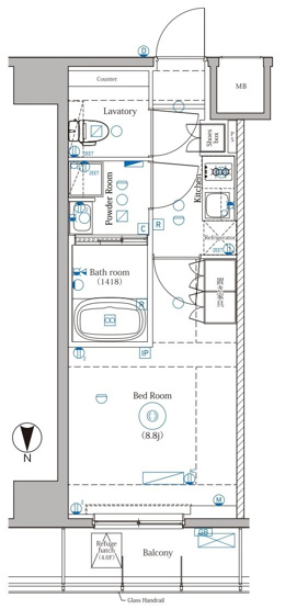 【間取り】 | DIPS野方RESIDENCE