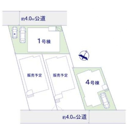 松戸市五香南8期の区画図