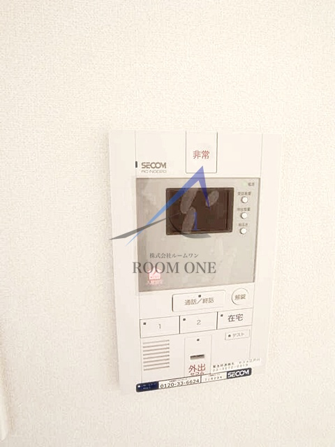 リブリ・えびすのセキュリティ|モニター付きインターホンです。