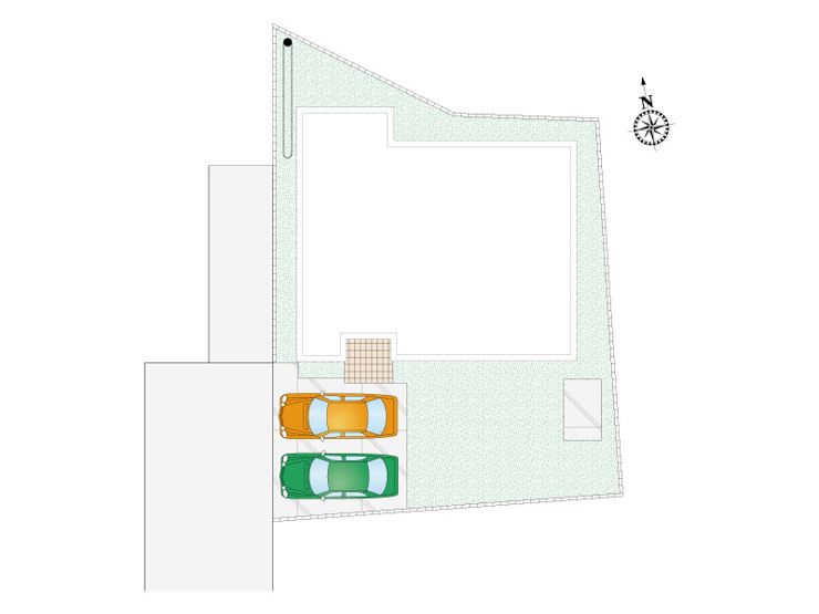 新築　高崎市金古町 全11区画　2号棟の区画図|2号棟　区画図　南側接道幅員約5ｍ