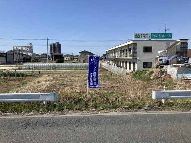 敷地面積58.9坪　売地　三郷市田中新田の外観|整形地！建築条件なし売地！お好きなハウスメーカーで建築可能♪日当たり良好♪
現地（2026年3月）撮影