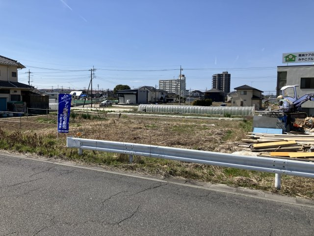 敷地面積58.9坪　売地　三郷市田中新田の外観|敷地面積５８．９坪！整形地！建築条件なし売地！
現地（2026年3月）撮影