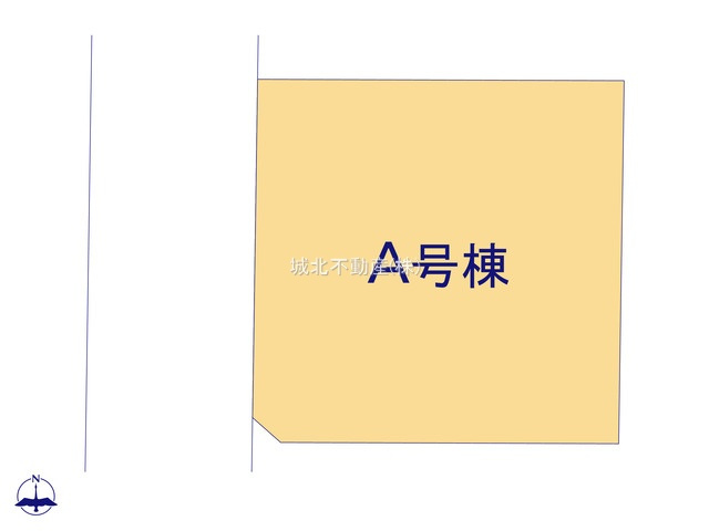 練馬区関町北5丁目 限定1棟の区画図|土地面積97.09㎡ 小中学校、保育園が近く子育てしやすい住環境