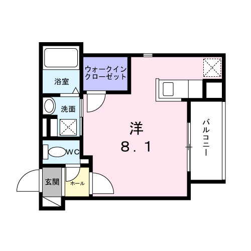 ヒカルサ明石南王子の間取り