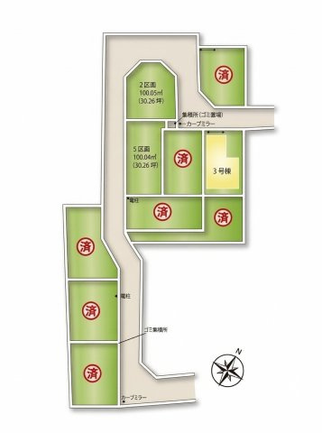 【土地図】 | 和光市南1丁目　建築条件付売地　全10区画　（成増店） | 落ち着きのある住宅街でゆとりある暮らし
※図面を基に作成しています。現況と異なる場合は現況を優先いたします。