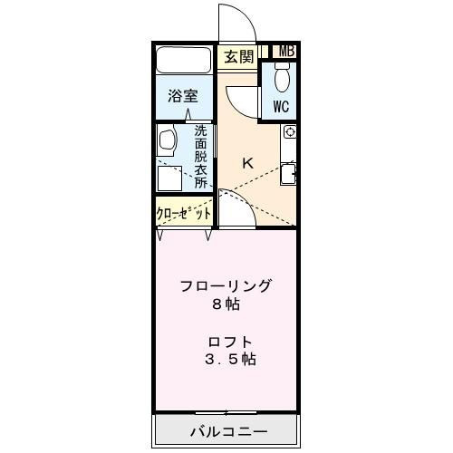 ひよこハイツの間取り