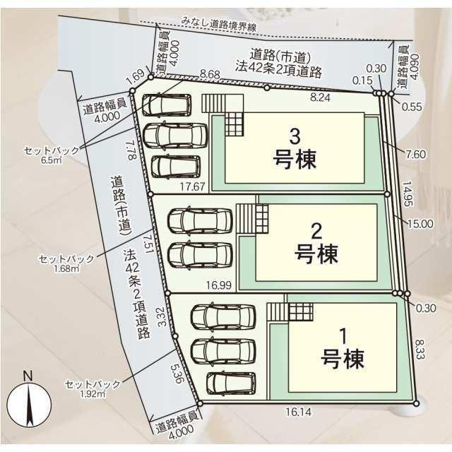 那珂川市今光第2の区画図| 