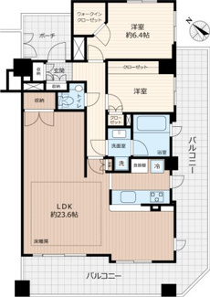 【間取り】 | クレッセント武蔵小杉グランデイズ壱番館