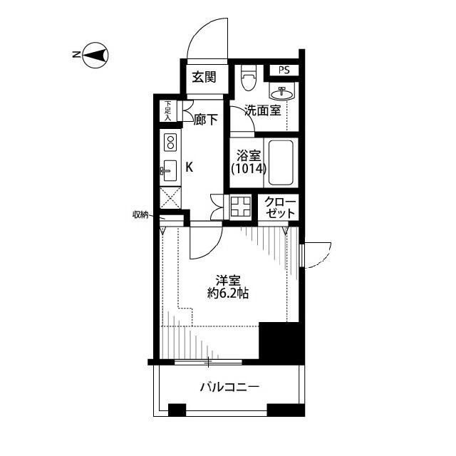 プレール・ドゥーク東京ＥＡＳＴ　Ⅳ　ＲｉｖｅｒＳｉｄｅの間取り