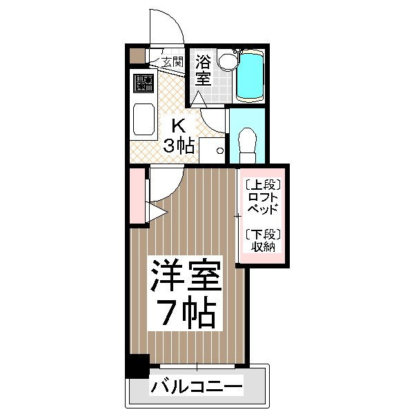 ヴェルデ香椎の間取り