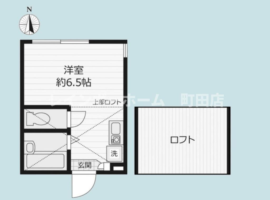 プライムテラス相模大野※初期費用分割あと払いサービス利用可能物件の間取り