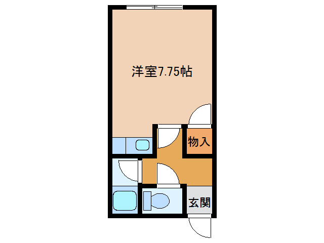 ハイツ聖の間取り