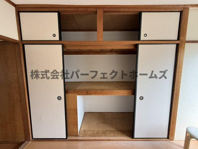 大成町戸建　賃貸の収納|大きなスペースがあり、収納には困りません