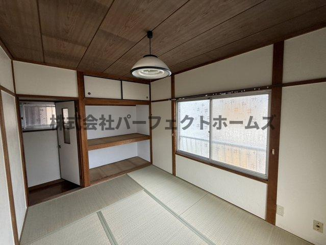 大成町戸建　賃貸の和室|来客時にも便利な和室付き