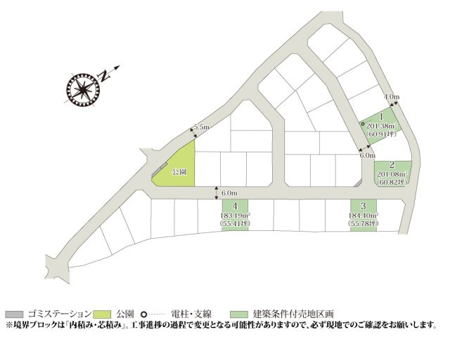 ワイウッドコート土浦市神立町第2期【建築条件付き売地】の画像