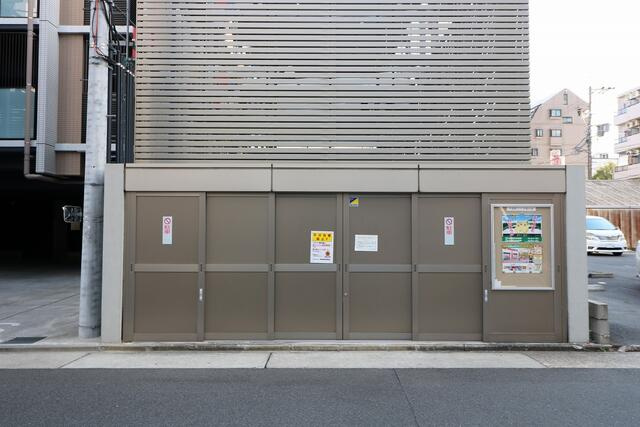 プラセシオン堀田駅前のその他共用部分|ゴミ捨て場。