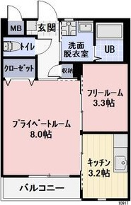 エステート若石山の間取り