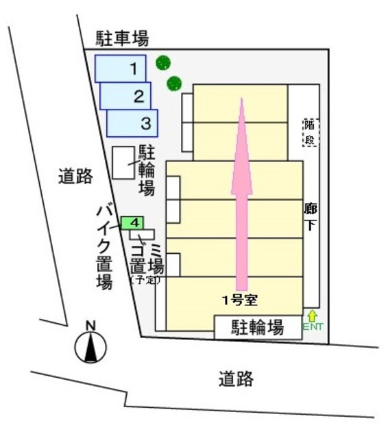 バルーム　１０のその他|配置図です。
