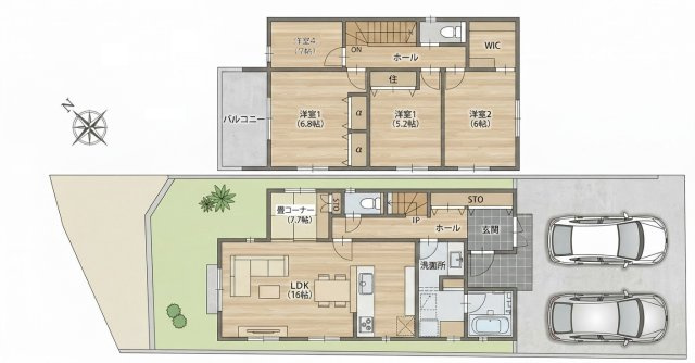 【間取り】 | 小田急線「玉川学園前」新築分譲