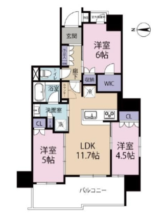 パレステージ本川越の間取り