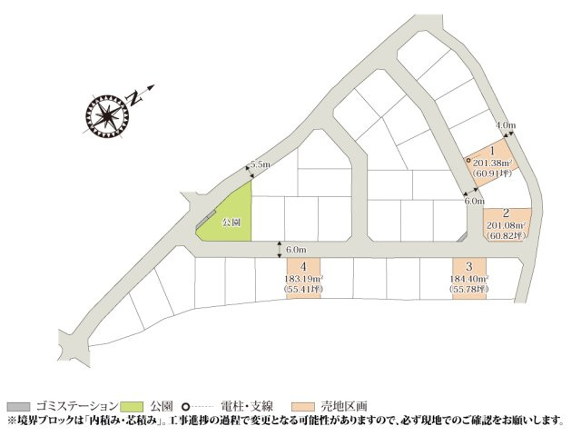 ワイウッドコート土浦市神立町第2期【建築条件無し売地】の画像