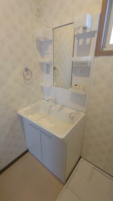 ミュウ弐番館の洗面所