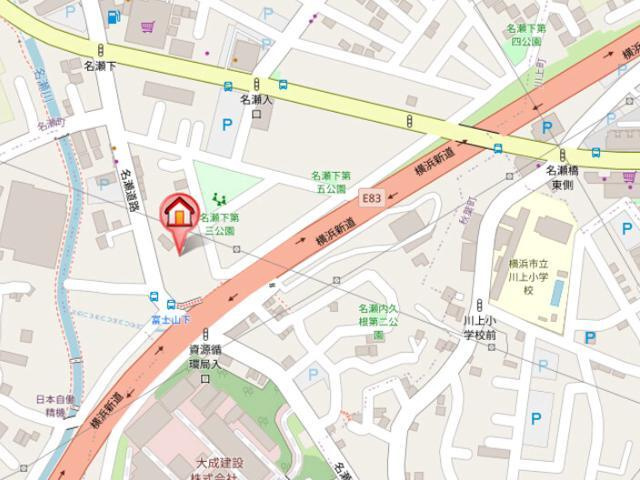 名瀬邸の地図