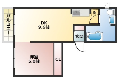 【間取り】 | 【CP対象】ビアン平岸 | 間取りです