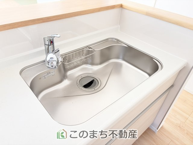 CRADLEGARDEN宇都宮市宮の内第4のキッチン|大きなシンクございます。洗い物が楽々です。