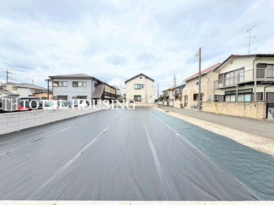 【前面道路含む現地写真】 | 府中市西府町3丁目　建築条件付売地　　全１区画