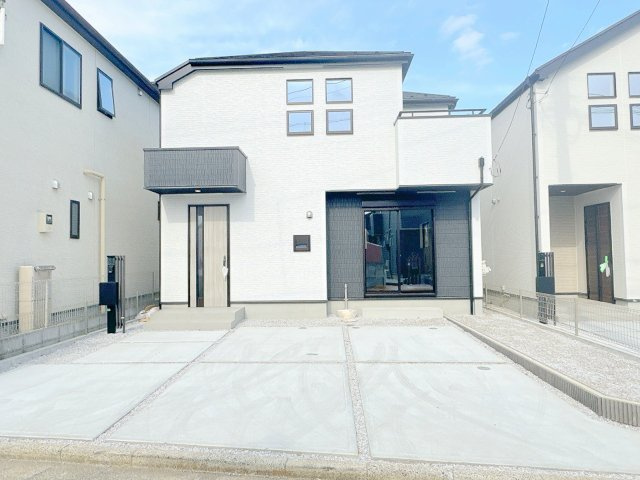 【外観】 | 富士見市上沢2丁目　新築一戸建住宅　全3棟　(ふじみ野店) | 並列駐車2台可の広いきれいな土地です！