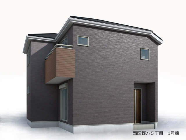 リーブルガーデン福岡市西区野方5丁目の外観パース