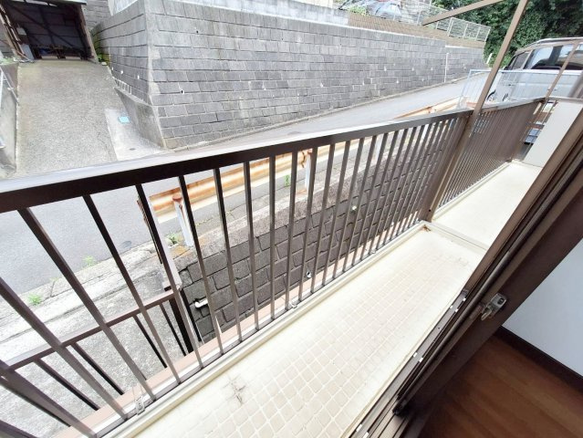 馬場邸のバルコニー