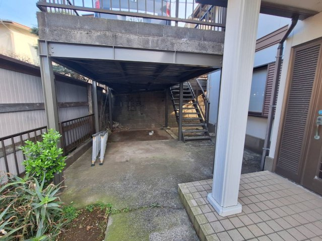 馬場邸のエントランス