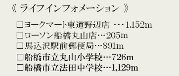 船橋市丸山3丁目の周辺
