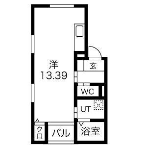 アジュール平戸橋の間取り