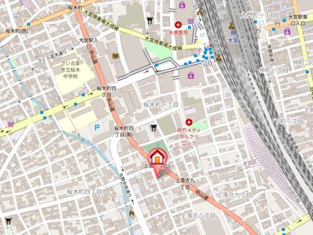プチメゾン上落合の地図