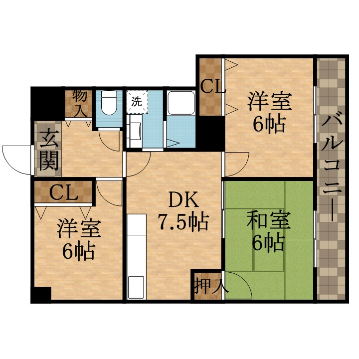 アメニティA.Nの間取り