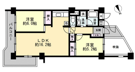 【間取り】 | 逆瀬川パークマンション
