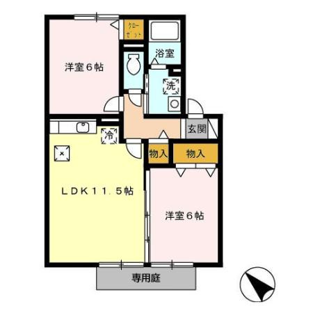 フェリーチェ　　刈谷市近郊の賃貸ならクラスホーム刈谷店の間取り